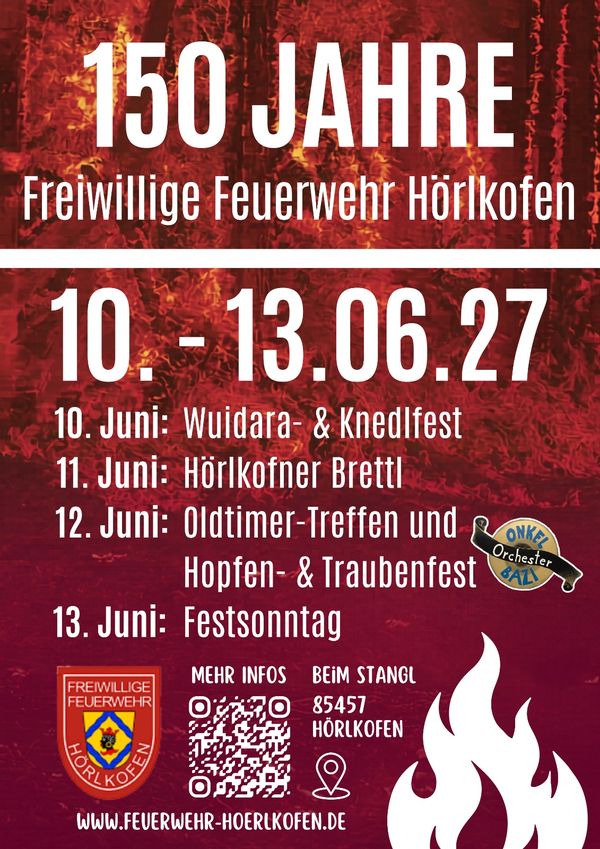 Plakat zum 150-jährigen Gründungsfest